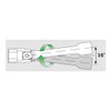 Stahlwille (sutabire-) 405/W (1/4SQ) ekisutensyonba-