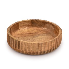 Kimona Fruit Bowls Wooden Fruit Bowl or Candy Bowl, Elevate Your Space with A Unique Bowl Centerpiece (25.4cm x 25.4cm x 6.35cm)
