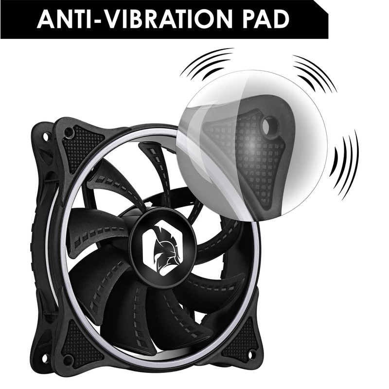 EMPIRE GAMING PC Case Fan Gamer 120 mm - High
