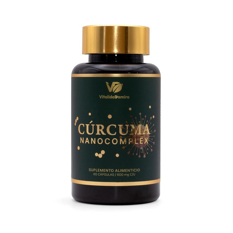 Cúrcuma Nanocomplex con Quercetina, Piperina, Zinc, Vitamina D3 y Ácido