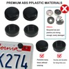 2-Pack Unbreakable Clear License Plate Frames, Slim Design, Rust-Proof Plasitc