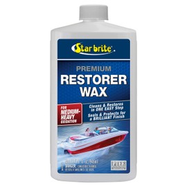 STAR BRITE Premium Restorer Wax - For Heavy to Medium Oxidation - 32 OZ (086032)