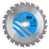 OX Wood Cutting Thin Kerf Circular Saw Blade 165/16mm, 24