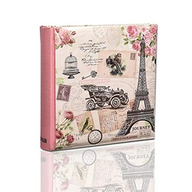 Arpan Happy Memories Memo Slip in Case Photo Album 200 4''x6'' Photos - Effiel Tower