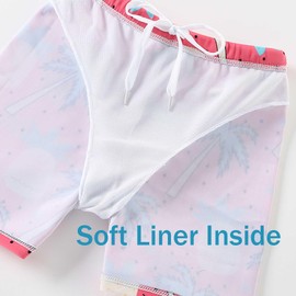 MTXXTZ Boys Swimming Trunks Quick Dry Board Shorts Summer Swimwear Trunk Hawaii Little Boy Swimsuit Bottom for Toddler Kids L 3-4T