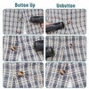 2 Pieces of Black Button Fasteners, Dressing Aid for The