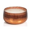 Pomegranate Amber Copper Large Tonal Scented Candle Bowl