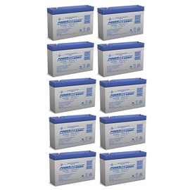 PS-670 - 6V 7Amp SLA Battery - 10 Pack