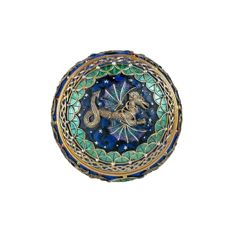 Dragon Hinged Musical Trinket Box by The San Francisco Music