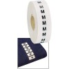 500 Wrap Around Clothing Size Labels Size Medium M 1''