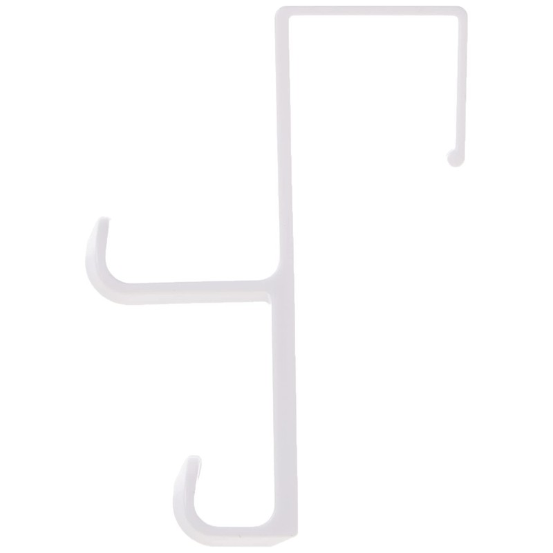 iDesign Over Door Double Hook for Closet, Bathroom, or Dorm,