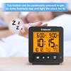 Geevon Small Atomic Travel Alarm Clock with Auto/8s Backlight, 2