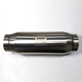 Stainless Bullet/Bottle Style Resonator - SS304 (3.5" x 18" OAL)