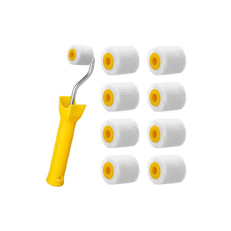 Honeydak 8 Pack Mini Paint Roller Small Paint Roller for
