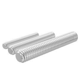 GUEEYUAW Threaded Rod M10 x 200 mm 304 Stainless Steel A2 V2A Full Thread DIN 976 Pack of 4