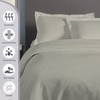 Pizuna Luxurious Cotton Oxford King Size Pillowcases 2 Pack Silver