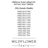 WILDFLOWER Tools HRR216 Front Wheel Kit, (2 Wheels) 44710-VL0-T00ZA |