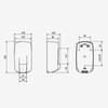 Jofel Aitana Abs Soap Dispenser Matte, Dull Black