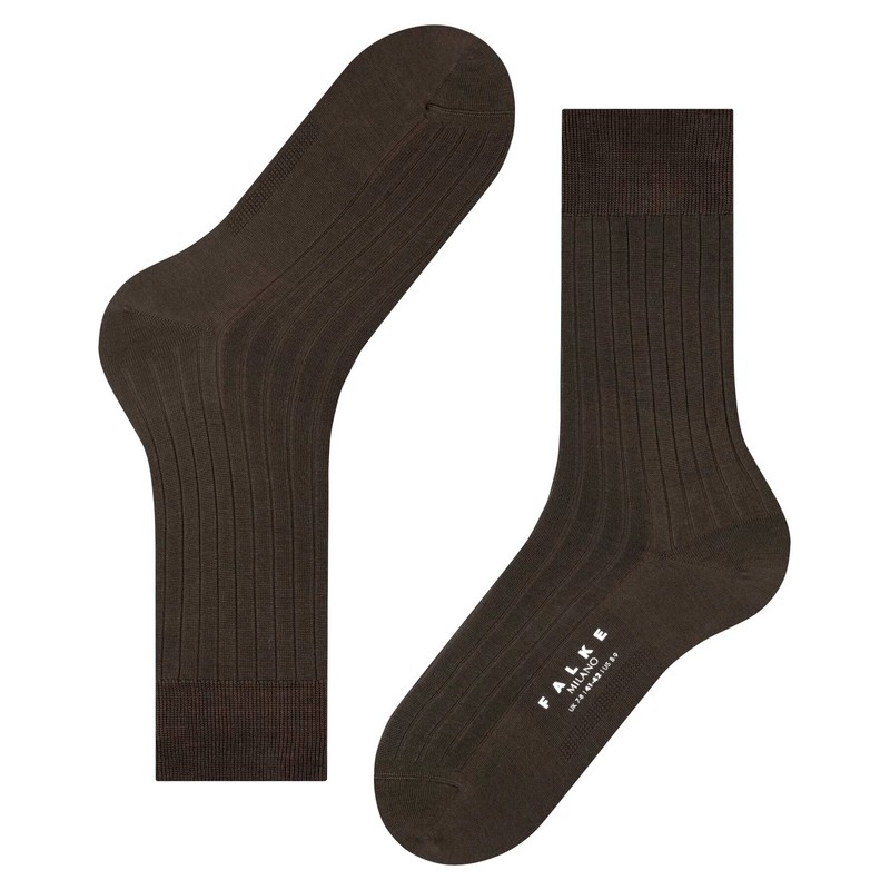 Falke Milano SO 14683 Men's Socks Brown 43/44