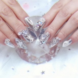 ❗Limited❗⚜Renaissance Handmade Nail Tips - Long Round / ❗한정❗⚜르네상스 수제네일팁 - 롱라운드