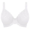 TELIMUSSTO Women's Full Coverage Floral Lace Underwired Bra Plus Size