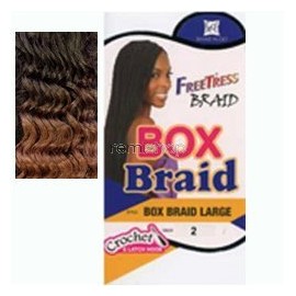 Freetress Braids Box Braid Large (Pre-Braided) - Color TT30 - Synthetic Braiding