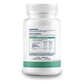 Berberina Hcl 100 Cápsulas Naíma Soporte Metabólico Digestivo Gluten
