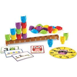 Learning Resources 1-10 Counting Owls Activity Set, Fine Motor Toy, 25 Piece Set, Ages 3+