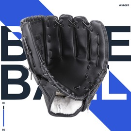 SPPHONEIX Ultimate Performance Leather Baseball Gloves Mitts,Tear Resistant and Durable Baseball Mitts (Blue, 12.5 inch)