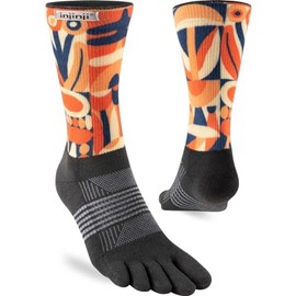 Injinji WOMEN'S TRAIL MIDWEIGHT CREW ARTIST DESIGNED BLOOM XS/S, multicoloured, XS/S