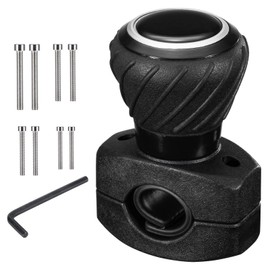 Spurtar - Pomo para Volante, Perilla de Suicidio, Mango Giratorio para Coches, Camiones, montacargas, cortacésped, Tractor, Barco, Carrito de Golf, Regalo para Amigos, Amantes, papá, mamá