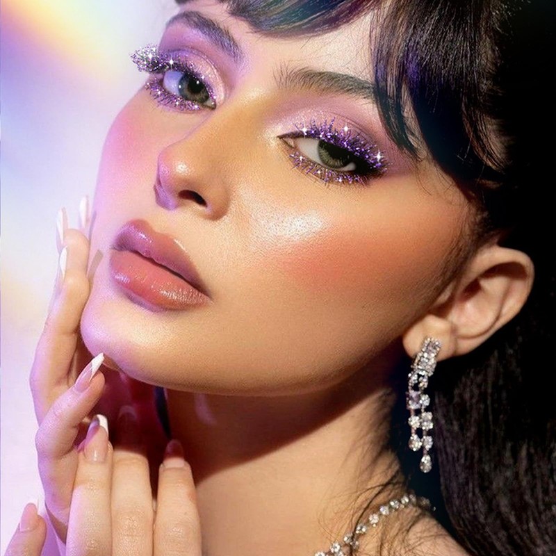 Hppsctink 3.8 g White Eyeshadow and 3.2 g Mascara, Sequin