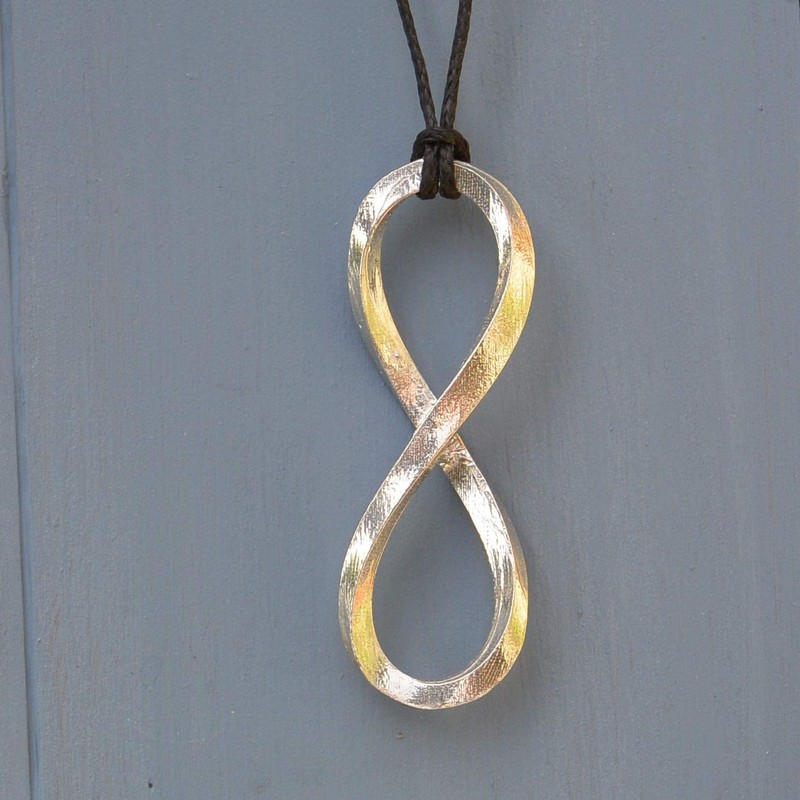 William Sturt Infinity Pendant Infinity Loop Necklace Handmade in Fine