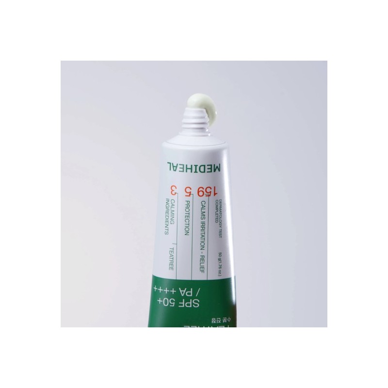 Mediheal [1+1] Tea Tree Moisture Soothing Sun Cream 50ml Double