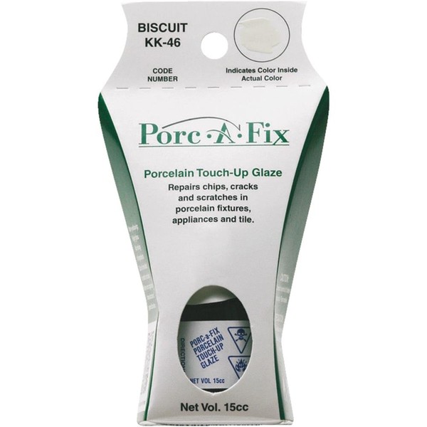 PORC-A-FIX KK-46V KK-46 Porcelain Touch-Up Glaze, Kohler Biscuit-289586