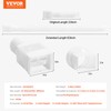 VEVOR Rain Gutter Downspout Extensions, 2-Pack Flexible Downspout Extender, Down