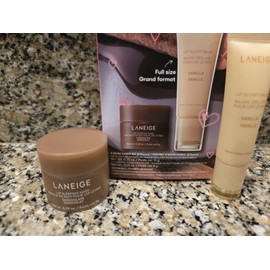 Laneige S'More Kisses Set Vanilla Lip Glowy Balm + Chocolate Lip Sleeping Mask N