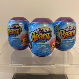 Mighty Beanz Lot Of 3 Eggs, Moose Toys Mighty Beanz Pack (2 Beanz Per Egg) New Sealed Packs