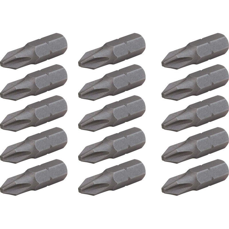 CRAFTSMAN Phillips Screwdriver Bit Set, 1-Inch, 15-Pack (CMAF121PH215)