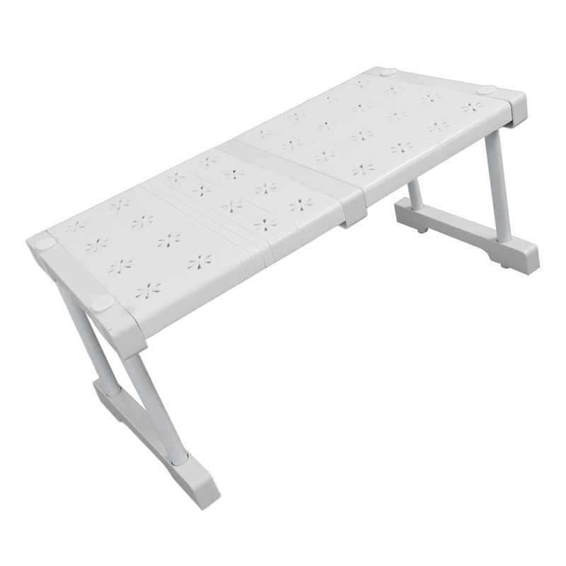 Expandable Closet Shelf Organizer Adjustable Space Saving Wardrobe Sink Tension