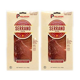 Serrano Ham All Natural 3.5oz by Palacios (2 Pack)