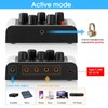 Portable Mini Stereo 4 Channel Line Mixer Headphone Monitoring for