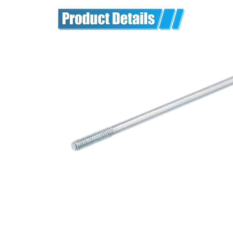 X AUTOHAUX 12pcs 14G J Bend Bicycle Galvanized Spokes 260mm