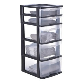 Cajonera De Plástico Italhome Fox 5 Organizador Multiusos                                                                                             