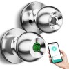 Smart Fingerprint Door Lock, Bluetooth and Tuya App Integration Keyless,