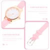 Hemobllo Kids Watch Girls Analog Elastic Fabric Strap Watch