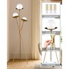 Lightdot Tripod Floor Lamp Dimmable Globe Floor Lamps with 3