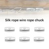 LT Easiyl 20pcs Wire Rope Clips Galvanized Steel Egg Shaped