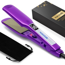 Wavytalk Hair Straightener 1.75 Inch for Effortless Straightening:_blue