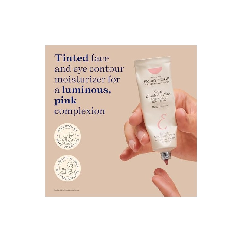 Embryolisse Crema Tez Radiante Facial Hidratante Iluminadora Piel Luminosa Brillante
